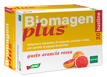 BIOMAGEN PLUS ARANCIA ROSSA 20 BUSTE ASTUCCIO 100 G - Farmastop