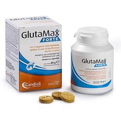 MANGIME COMPLEMENTARE PER CANI GLUTAMAX FORTE BARATTOLO 40 COMPRESSE - Farmastop