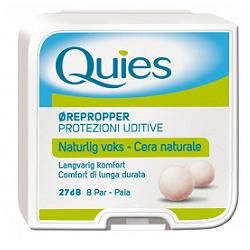 TAPPO AURICOLARE QUIES CERA 8 PAIA - Farmastop
