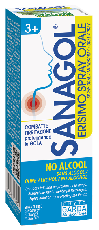 SANAGOL SPRAY ERISIMO SENZA ALCOOL 20 ML - Farmastop