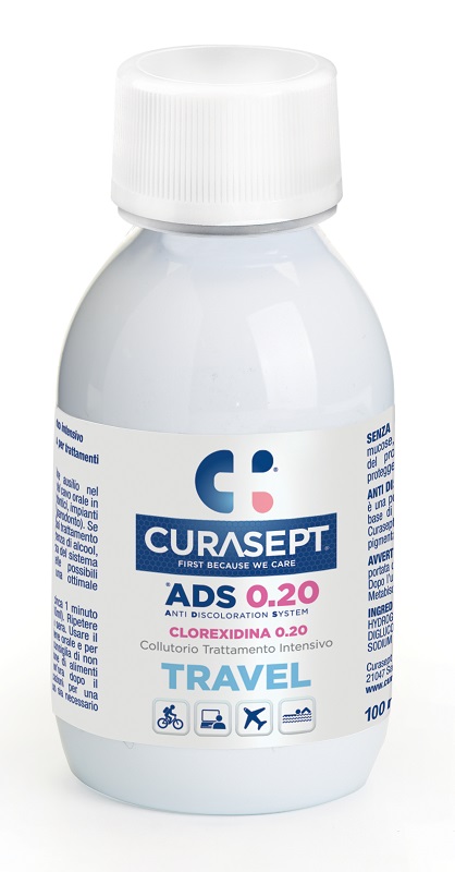 CURASEPT COLLUTORIO 0,20 ADS TRAVEL 100 ML - Farmastop