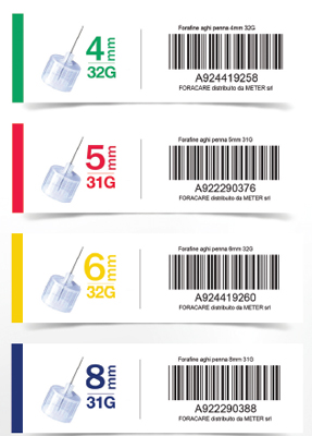 AGO PER PENNA DA INSULINA FORA FINE 32 GAUGE 6 MM 100 PEZZI - Farmastop