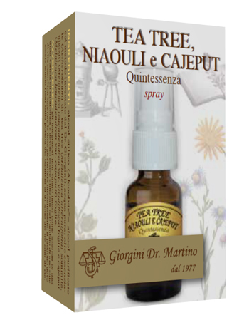 TEA TREE NIAOULI E CAJEPUT QUINTESSENZA SPRAY 15 ML - Farmastop