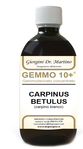 GEMMO 10+ CARPINO BIANCO 500 ML LIQUIDO ANALCOLICO - Farmastop