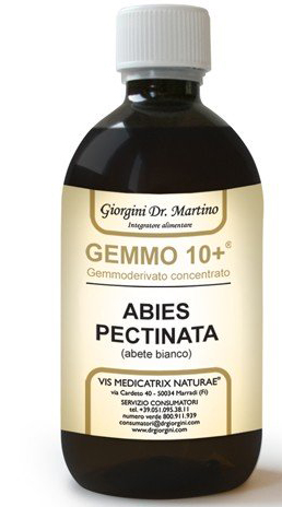 GEMMO 10+ ABETE BIANCO 500 ML LIQUIDO ANALCOLICO - Farmastop