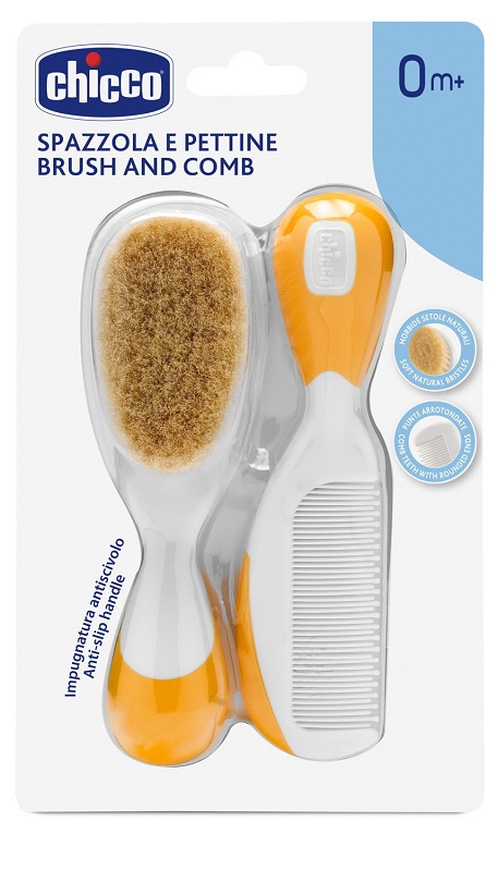 CHICCO SPAZZOLA + PETTINE ARANCIONE - Farmastop