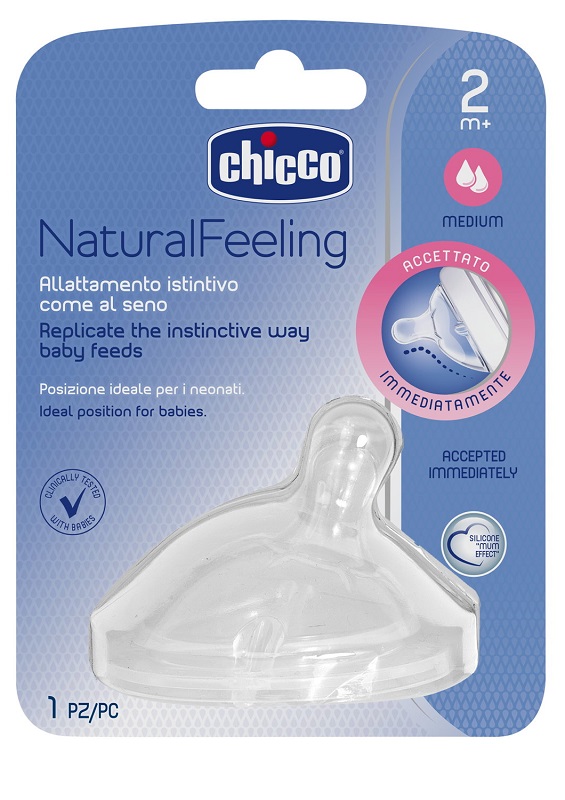 CHICCO TETTARELLA STEPUP NEW 2M+ FLUSSO MEDIO - Farmastop