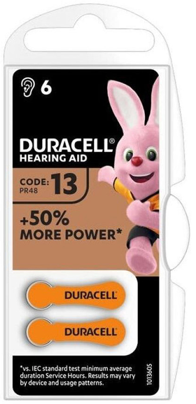 DURACELL EASY TAB 13 ARANCIO BATTERIA PER APPARECCHIO ACUSTICO - Farmastop