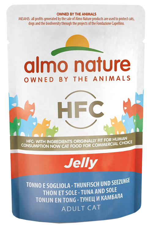 ALMO NATURE CLASSIC JELLY TONNO/SOGLIOLA 55G - Farmastop