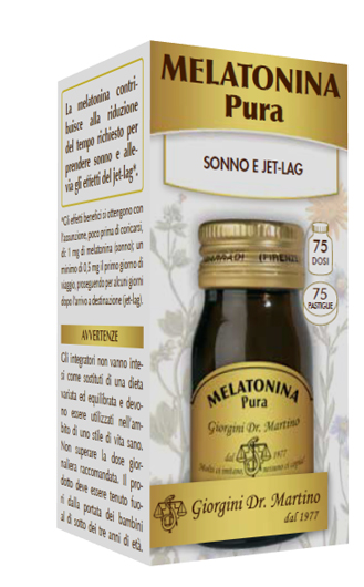 MELATONINA PURA 75 PASTIGLIE - Farmastop