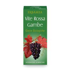 VITE ROSSA GAMBE GOCCE BIOLOGICHE 100 ML - Farmastop