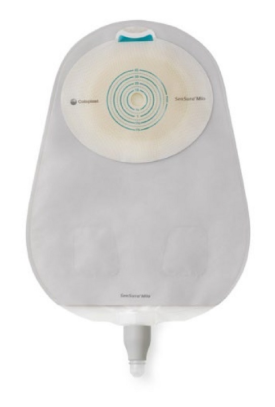 SACCA UROSTOMIA SENSURA MIO SISTEMA A UN PEZZO CON APERTURA ISPEZIONABILE MAXI TRASPARENTE 10-45 30 PEZZI - Farmastop
