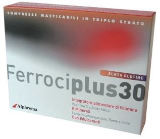 FERROCIPLUS 30 24 COMPRESSE MASTICABILI - Farmastop