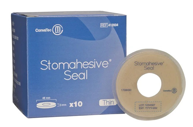 ANELLO STOMIA STOMAHESIVE SEAL FORO APERTURA 18MM DIAMETRO 48MM 10 PEZZI - Farmastop