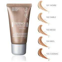 DEFENCE COLOR BIONIKE FONDOTINTA IDRATANTE HYDRA 105 COGNAC - Farmastop