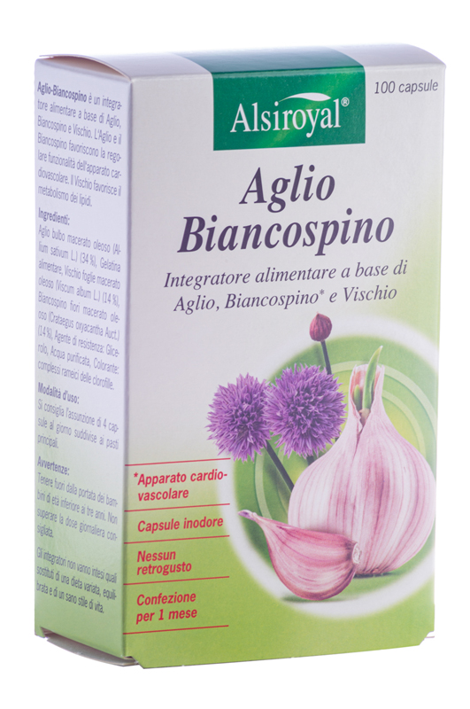 AGLIO BIANCOSPINO 100 CAPSULE - Farmastop