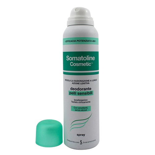 SOMATOLINE COSMETIC DEODORANTE SPRAY PELLI SENSIBILI 150 ML - Farmastop