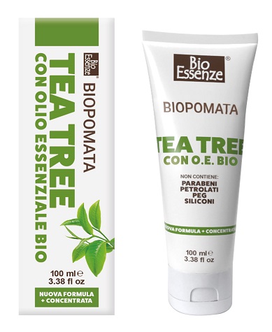 BIOPOMATA TEA TREE 30% BIO TUBETTO 100 ML - Farmastop