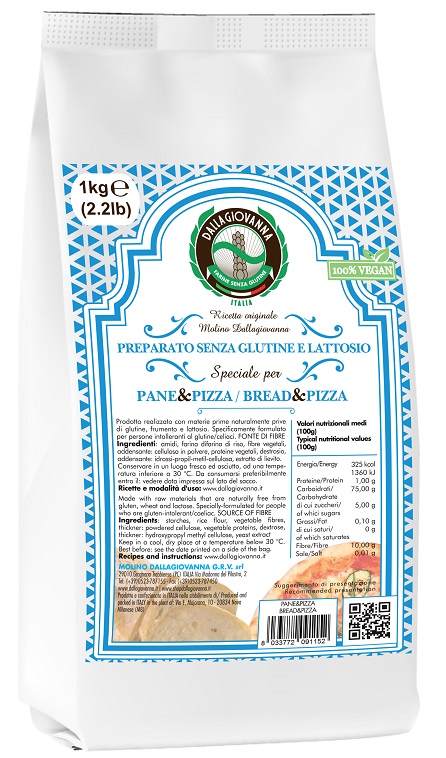 PREPARATO SPECIALE PER PANE E PIZZA SENZA LATTOSIO 1 KG - Farmastop