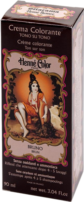 HENNE NUANCE BRUNO CREMA HENNE COLOR CREMA COLORANTE PRONTA ALL'USO - Farmastop