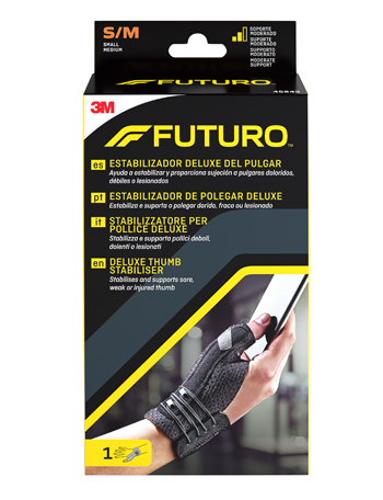 STABILIZZATORE PER POLLICE FUTURO NERO LARGE/EXTRA LARGE 1 PEZZO - Farmastop
