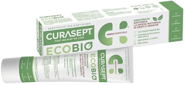 CURASEPT PHARMADENT ECOBIO DENTIFRICIO 75 ML - Farmastop