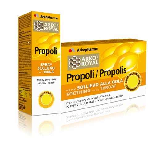 PACK GOLA PROPOLI COMPOSTO DA SPRAY 30 ML + PASTIGLIE 24 G - Farmastop