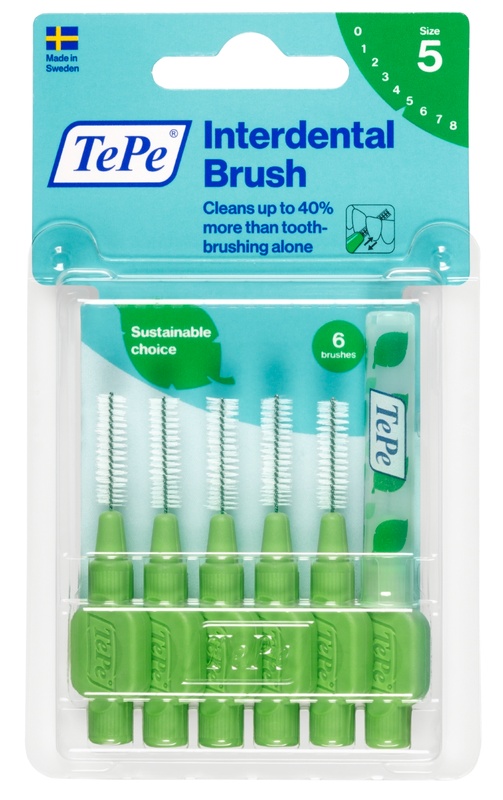 TEPE SCOVOLINO VERDE 0,8MM 6 PEZZI - Farmastop