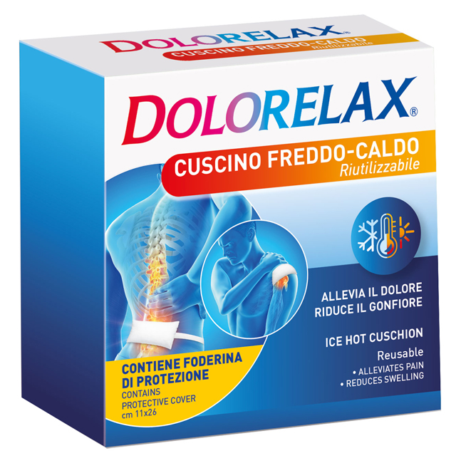 DOLORELAX ICE HOT CUSCINO RIUTILIZZABILE 11X26 CM 2 PEZZI - Farmastop