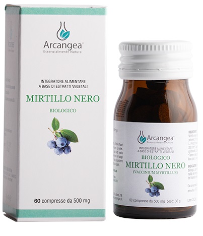 MIRTILLO NERO BIOLOGICO 60 COMPRESSE - Farmastop