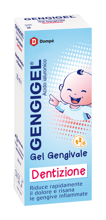 GENGIGEL GEL DENTIZIONE ACIDO IALURONICO 20 ML - Farmastop