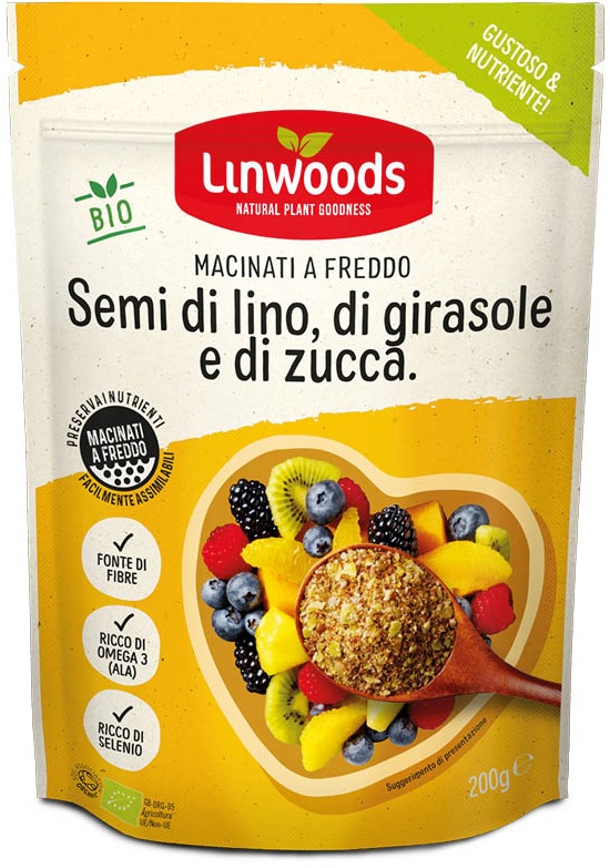 SEMI DI LINO GIRASOLE/ZUCCA MACINATI 200G - Farmastop