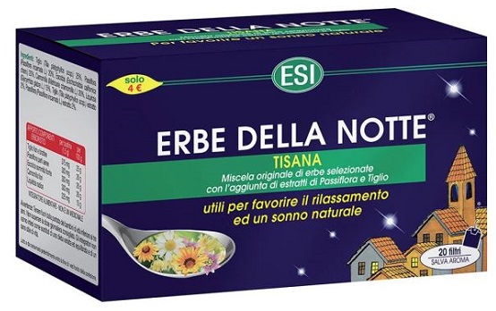 ESI ERBE DELLA NOTTE TISANA 20 FILTRI ASTUCCIO 40 G - Farmastop