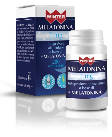 WINTER MELATONINA 1 MG 200 COMPRESSE - Farmastop