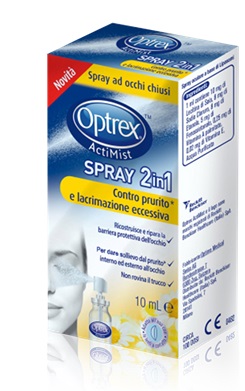 SPRAY OCULARE OPTREX ACTIMIST 2 IN 1 CONTRO IL PRURITO 1 PEZZO - Farmastop