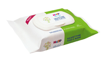HIPP SALVIETTINE VISO&MANI 1X20 PEZZI - Farmastop