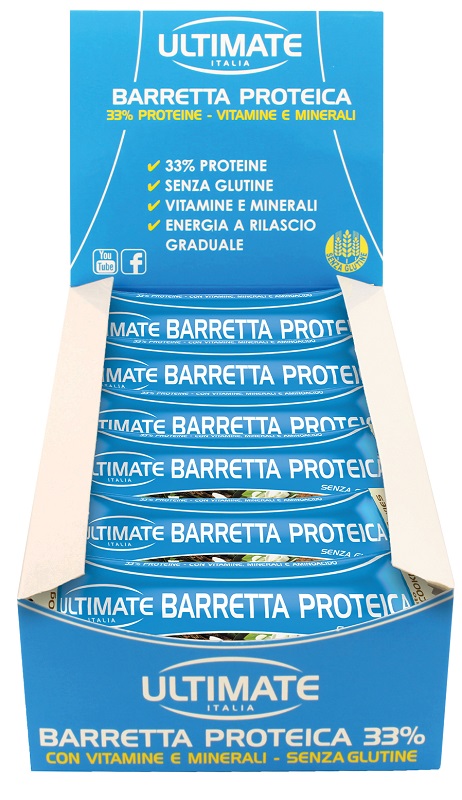 ULTIMATE BARRETTA PROTEICA GUSTO VANIGLIA E COOKIES 24 PEZZI - Farmastop