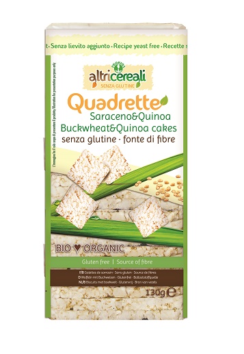 ALTRICEREALI QUADRETTE SARACENO E QUINOA BIO 130 G - Farmastop