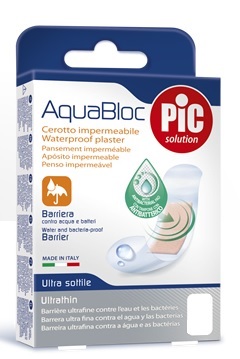 CEROTTO PIC AQUABLOC 10X6 STERILE ANTIBATTERICO 5 PEZZI - Farmastop