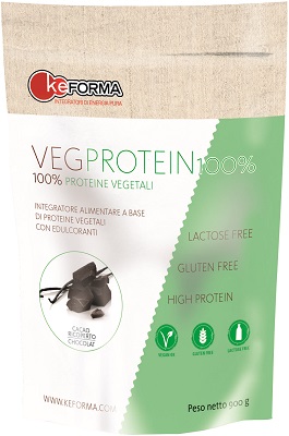 VEG PROTEIN 100% BLACK CHOCOLATE BUSTA 900 G - Farmastop