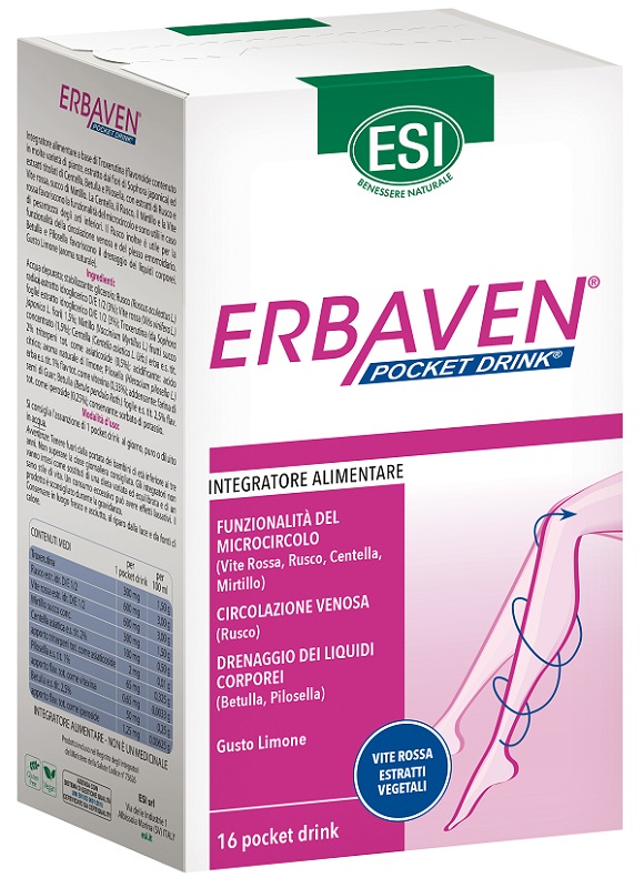 ESI ERBAVEN 16 POCKET DRINK 320 ML - Farmastop