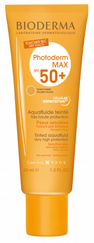 PHOTODERM MAX AQUAFLUIDE TINTED NP FLUIDO SOLARE SPF 50+ UVA 26 40 ML - Farmastop