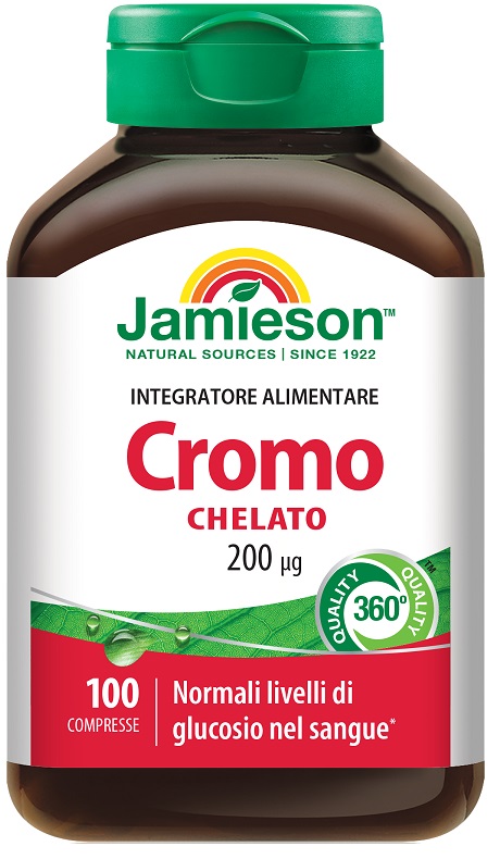 JAMIESON CROMO CHELATO 100 COMPRESSE - Farmastop