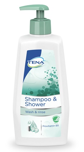 TENA SHAMPOO & SHOWER 500 ML - Farmastop
