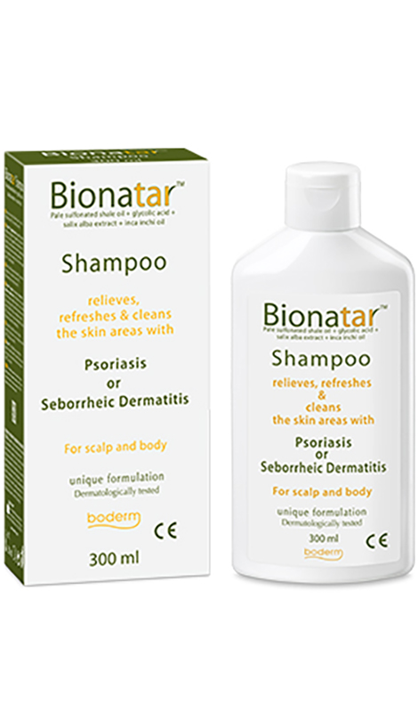 BIONATAR SHAMPOO INDICATO IN PRESENZA DI SINTOMI DI PSORIASI E DERMATITE SEBORROICA 200 ML - Farmastop