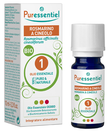 PURESSENTIEL ROSMARINO CINEOLO OLIO ESSENZIALE BIO 10 ML - Farmastop