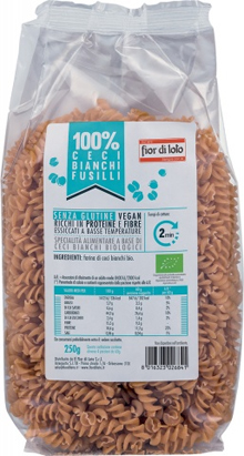 FUSILLI DI CECI BIANCHI BIO 250 G - Farmastop