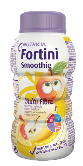 FORTINI SMOOTHIE MULTI FIBRE GUSTO FRUTTI GIALLI 200 ML - Farmastop