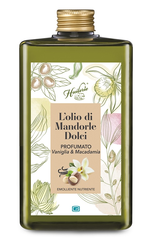 HUILERIE OLIO MANDORLE DOLCI VANIGLIA/MACADAMIA 300 ML - Farmastop