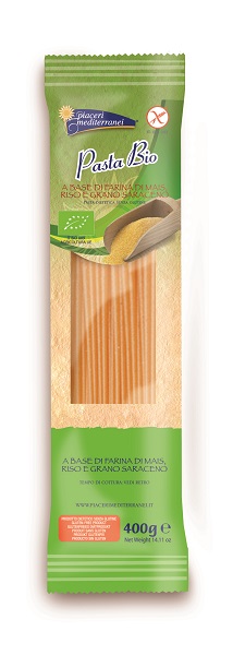 PIACERI MEDITERRANEI SPAGHETTI BIO 400 G - Farmastop